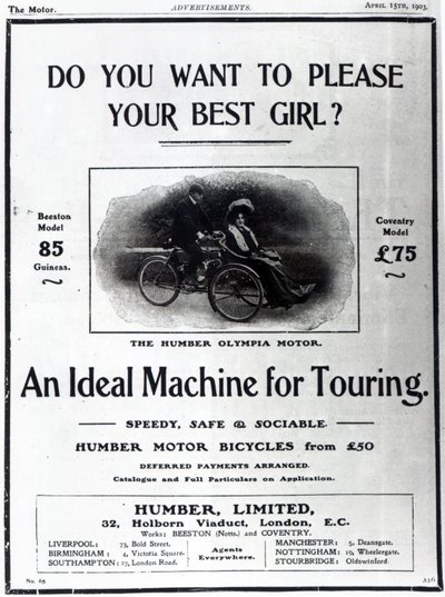 &39;Você quer agradar sua melhor garota&39;, 15 de abril de 1903 de English School
